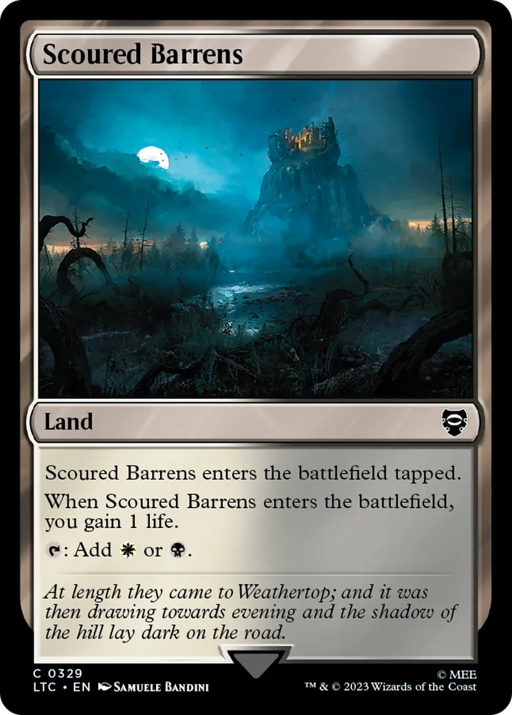 Landes érodées — Tales of Middle-earth Commander — Magic: The Gathering