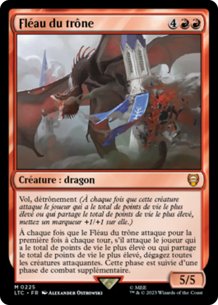 Fléau du trône — Tales of Middle-earth Commander — Magic: The Gathering