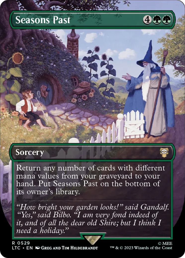 Seasons Past — Tales of Middle-earth Commander — Magic: The Gathering