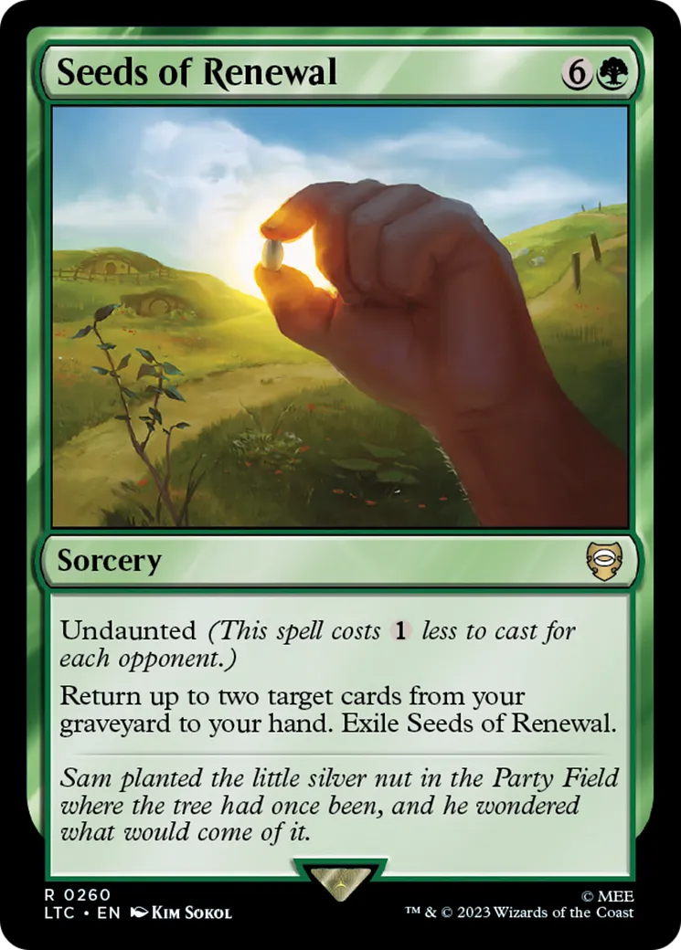 Seeds of Renewal — Tales of Middle-earth Commander — Magic: The Gathering