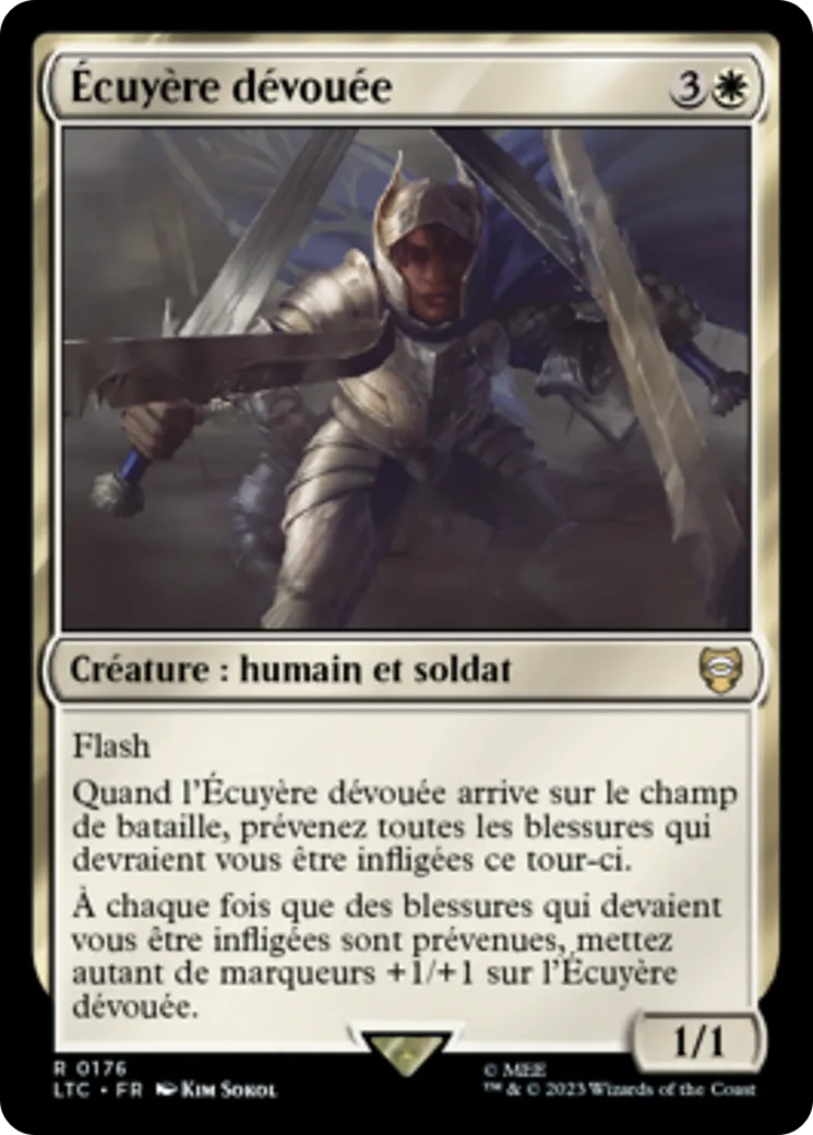 Écuyère dévouée — Tales of Middle-earth Commander — Magic: The Gathering