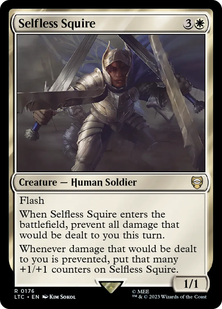 Écuyère dévouée — Tales of Middle-earth Commander — Magic: The Gathering