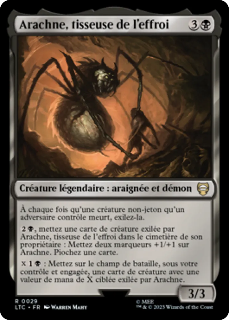 Arachne, tisseuse de l'effroi — Tales of Middle-earth Commander — Magic: The Gathering