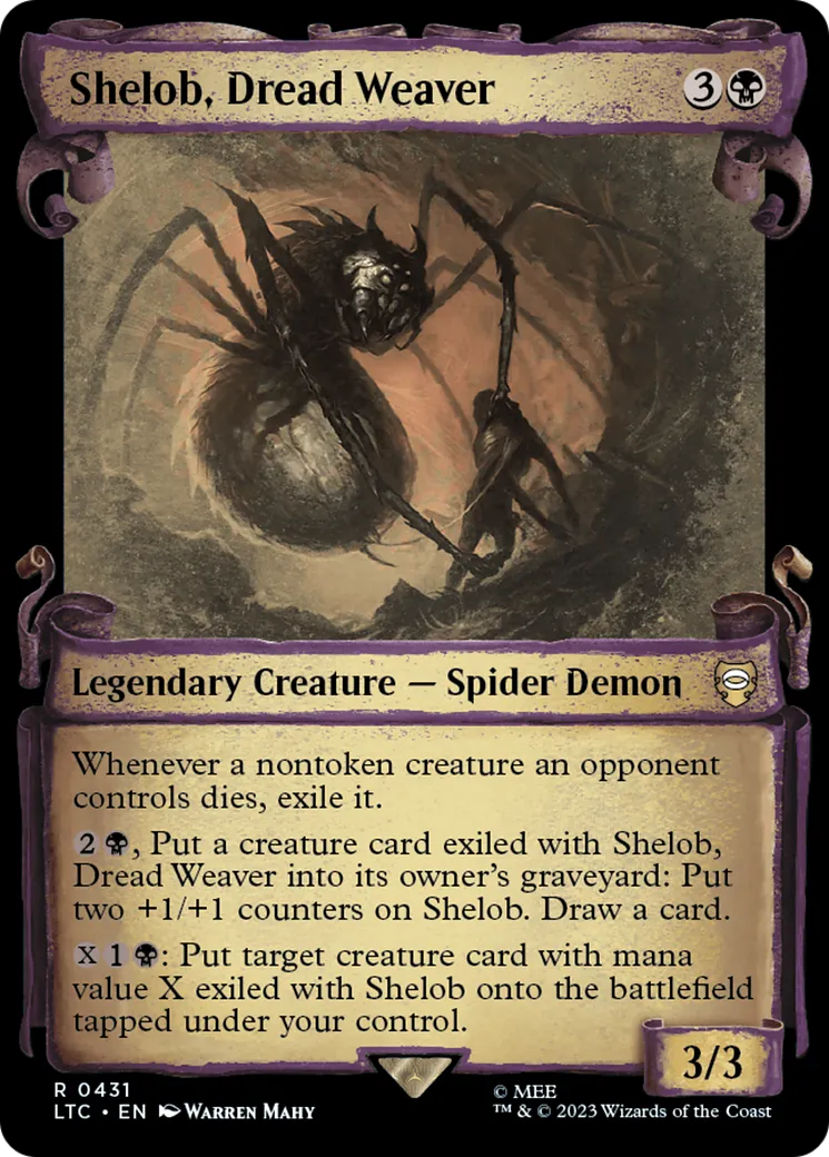 Shelob, Dread Weaver — Tales of Middle-earth Commander — Magic: The Gathering