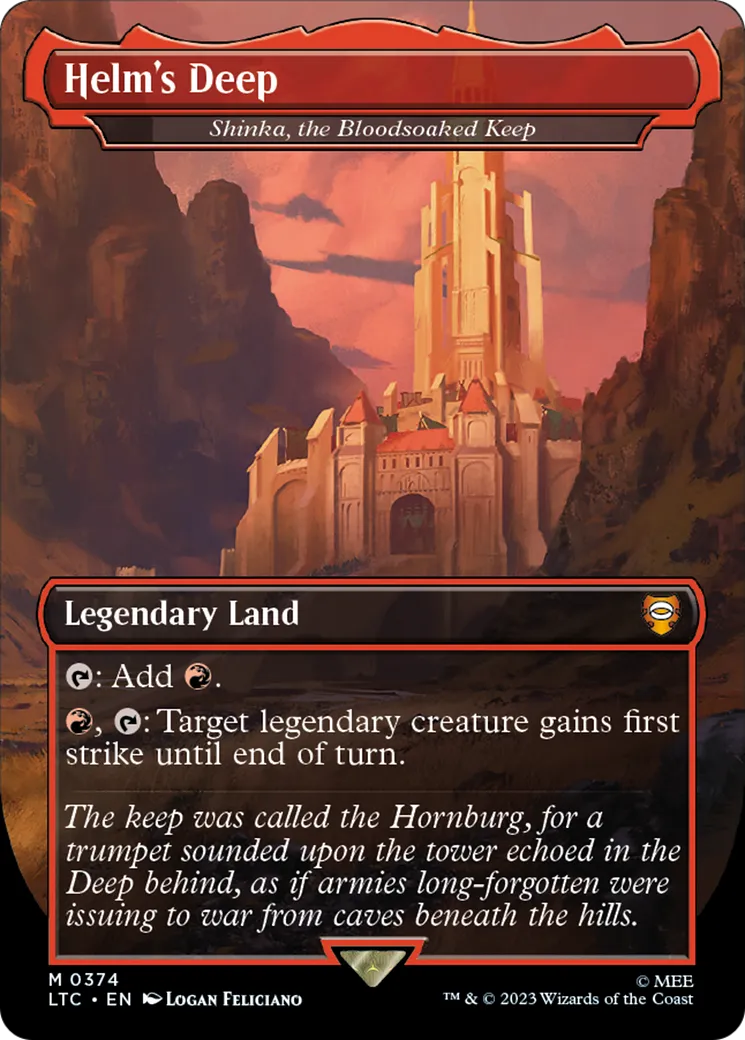 Shinka, the Bloodsoaked Keep — Tales of Middle-earth Commander — Magic: The Gathering