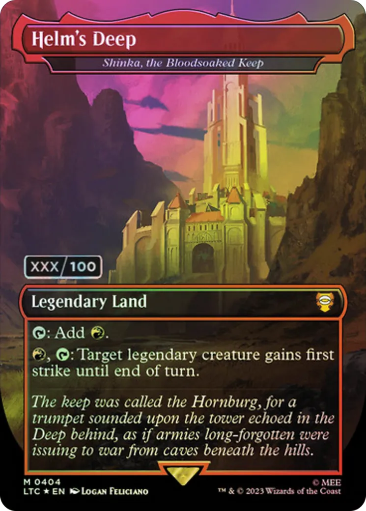Shinka, the Bloodsoaked Keep — Tales of Middle-earth Commander — Magic: The Gathering