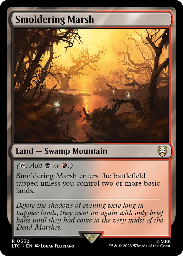 Smoldering Marsh — Tales of Middle-earth Commander — Magic: The Gathering