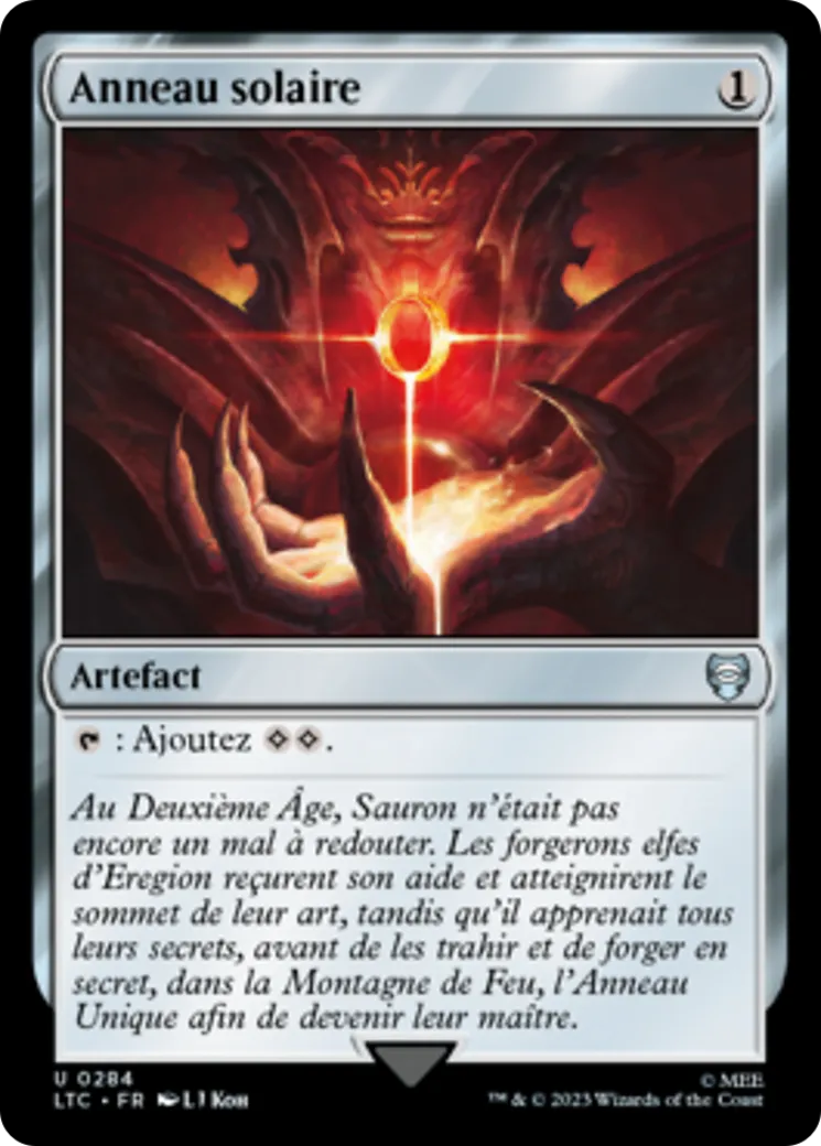 Anneau solaire — Tales of Middle-earth Commander — Magic: The Gathering