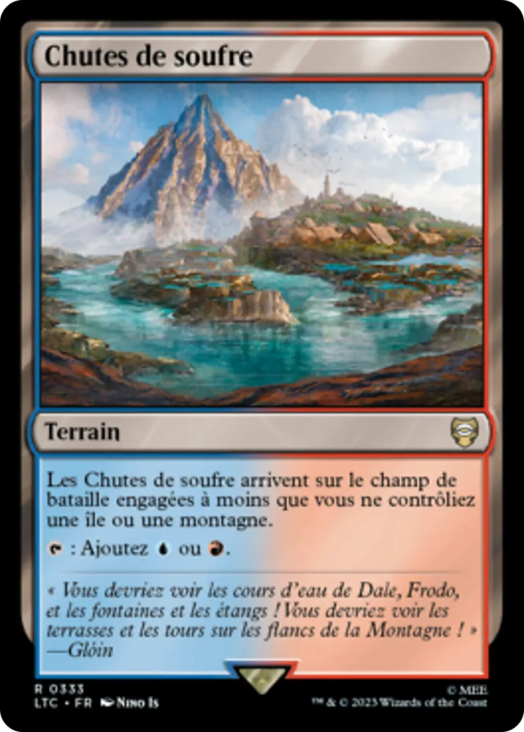 Chutes de soufre — Tales of Middle-earth Commander — Magic: The Gathering