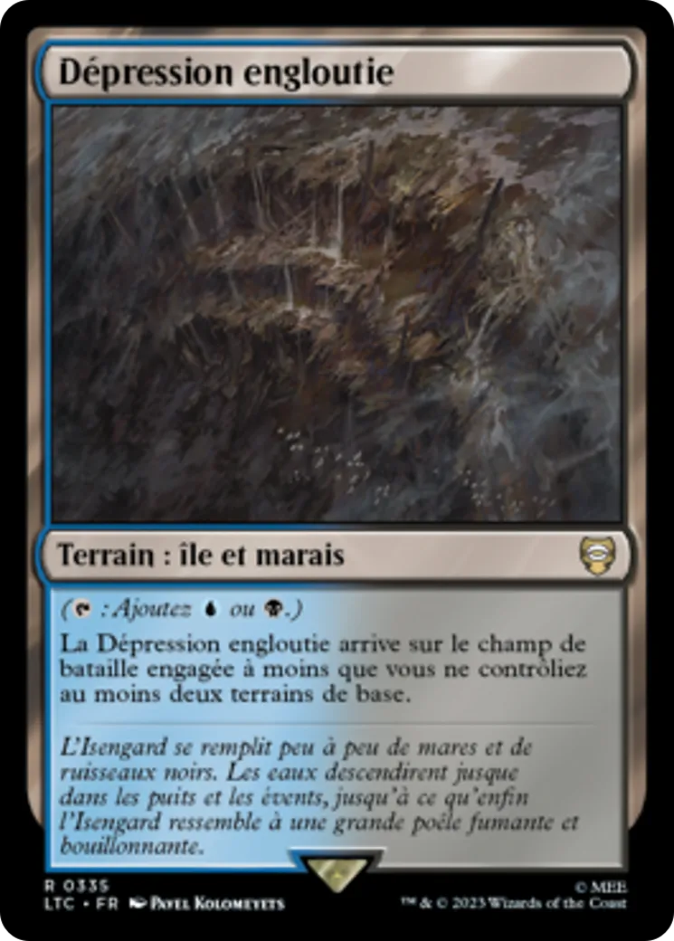 Dépression engloutie — Tales of Middle-earth Commander — Magic: The Gathering