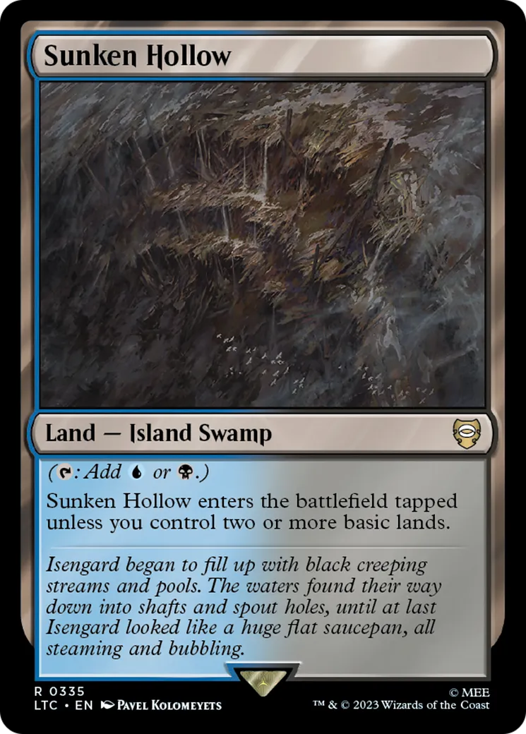 Sunken Hollow — Tales of Middle-earth Commander — Magic: The Gathering
