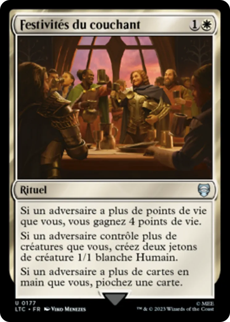 Festivités du couchant — Tales of Middle-earth Commander — Magic: The Gathering