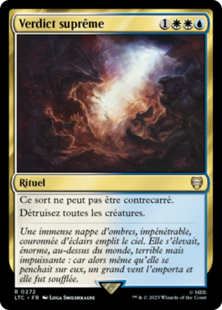 Verdict suprême — Tales of Middle-earth Commander — Magic: The Gathering