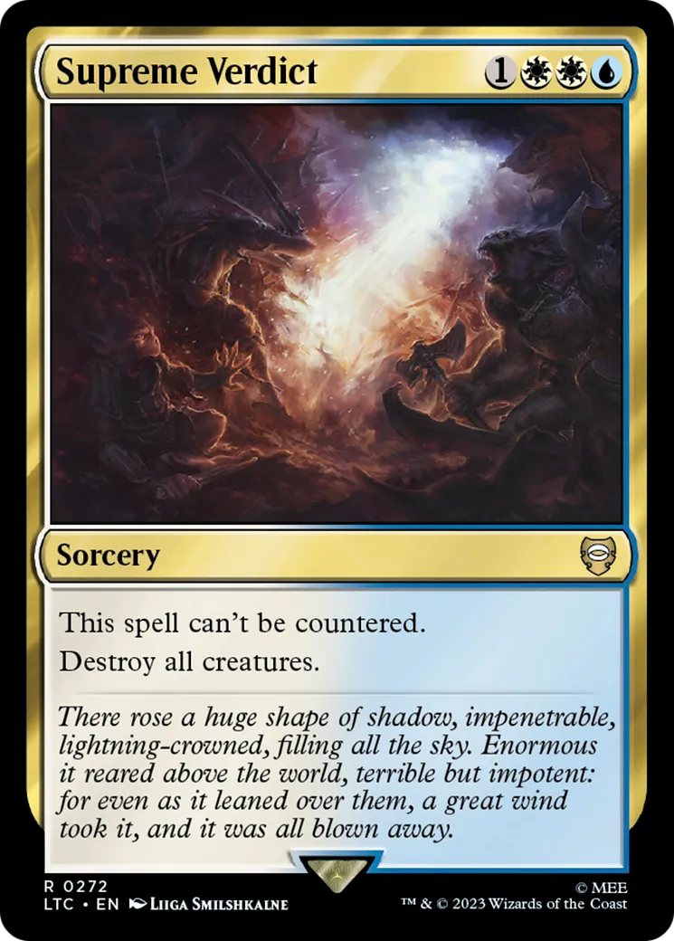 Supreme Verdict from Tales of Middle-earth Commander - Magic: The Gathering