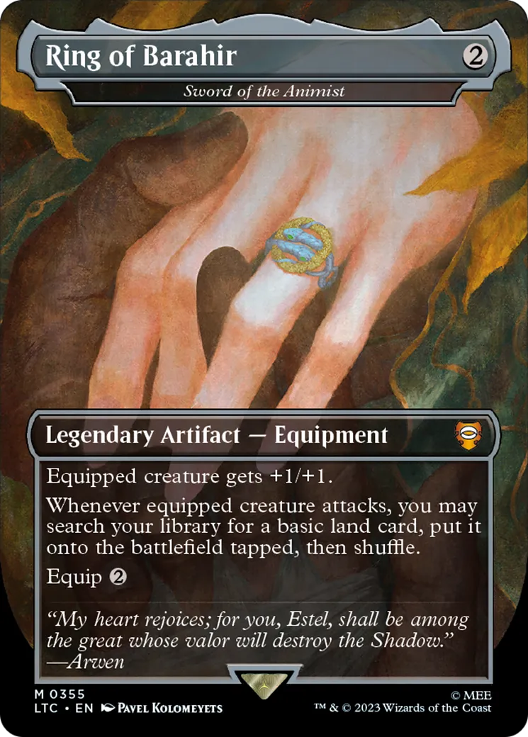 Sword of the Animist — Tales of Middle-earth Commander — Magic: The Gathering