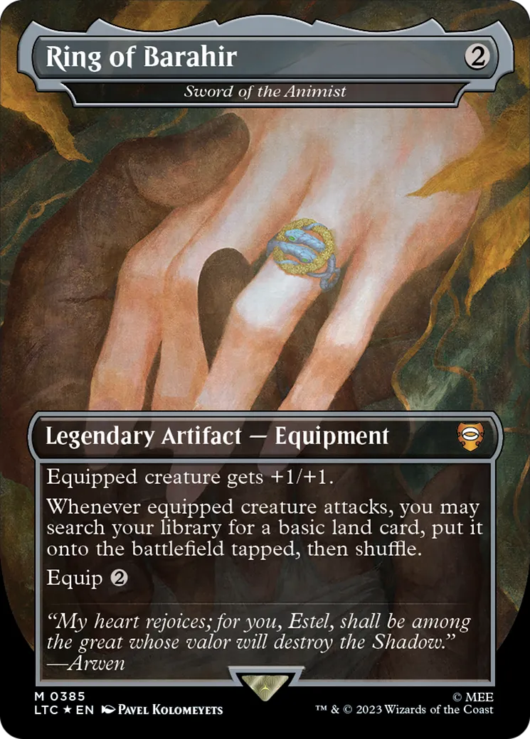 Sword of the Animist — Tales of Middle-earth Commander — Magic: The Gathering