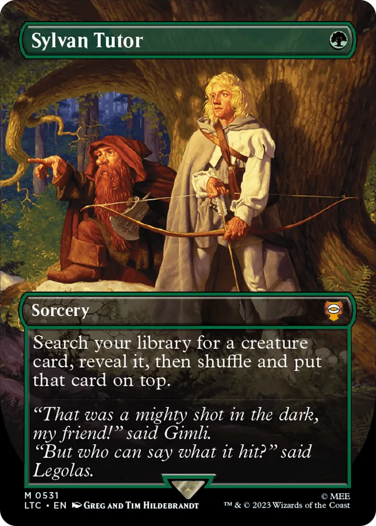 Sylvan Tutor — Tales of Middle-earth Commander — Magic: The Gathering