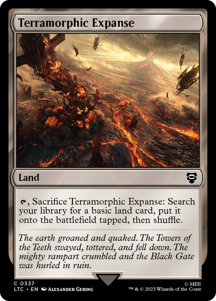 Terramorphic Expanse — Tales of Middle-earth Commander — Magic: The Gathering