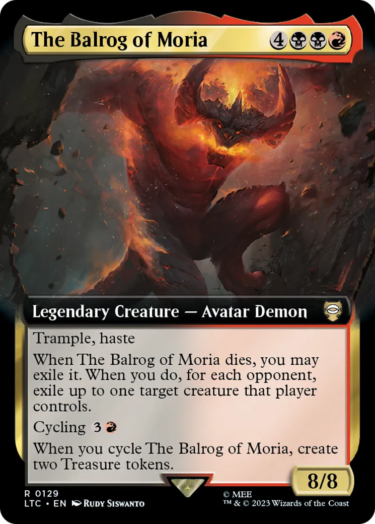 The Balrog of Moria — Tales of Middle-earth Commander — Magic: The Gathering