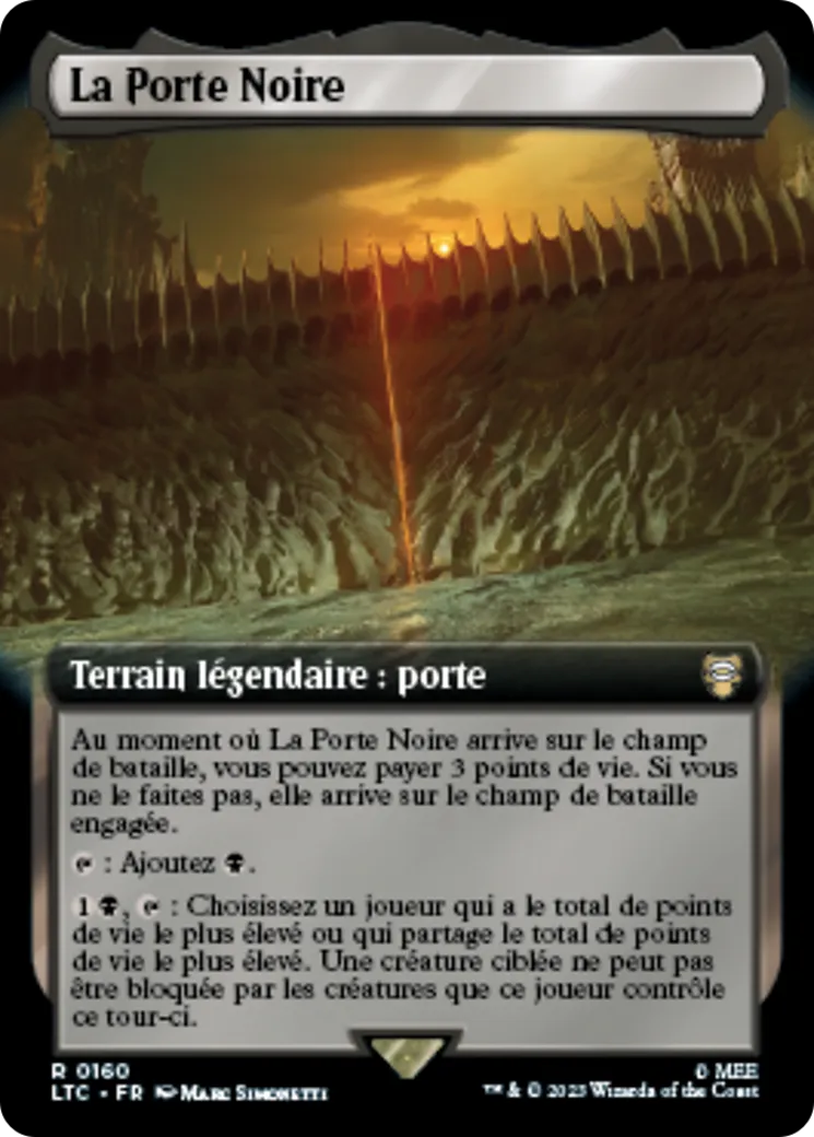 La Porte Noire — Tales of Middle-earth Commander — Magic: The Gathering