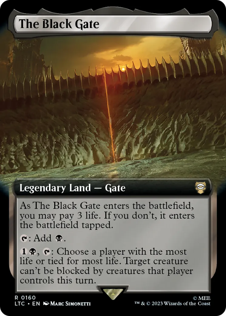 La Porte Noire — Tales of Middle-earth Commander — Magic: The Gathering