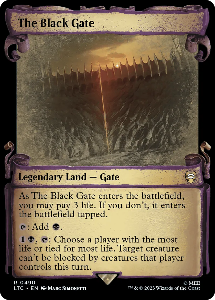 La Porte Noire — Tales of Middle-earth Commander — Magic: The Gathering