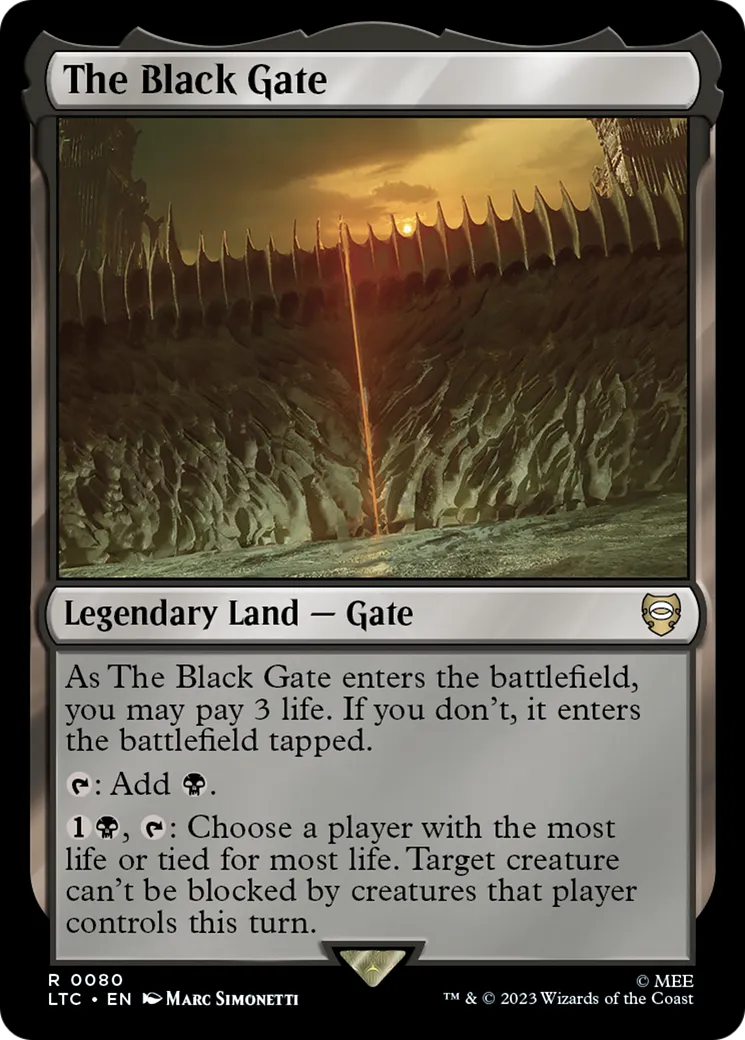 The Black Gate — Tales of Middle-earth Commander — Magic: The Gathering