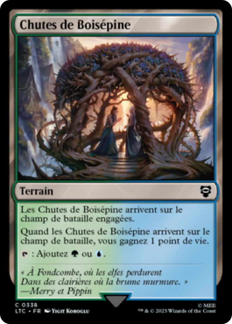 Chutes de Boisépine — Tales of Middle-earth Commander — Magic: The Gathering