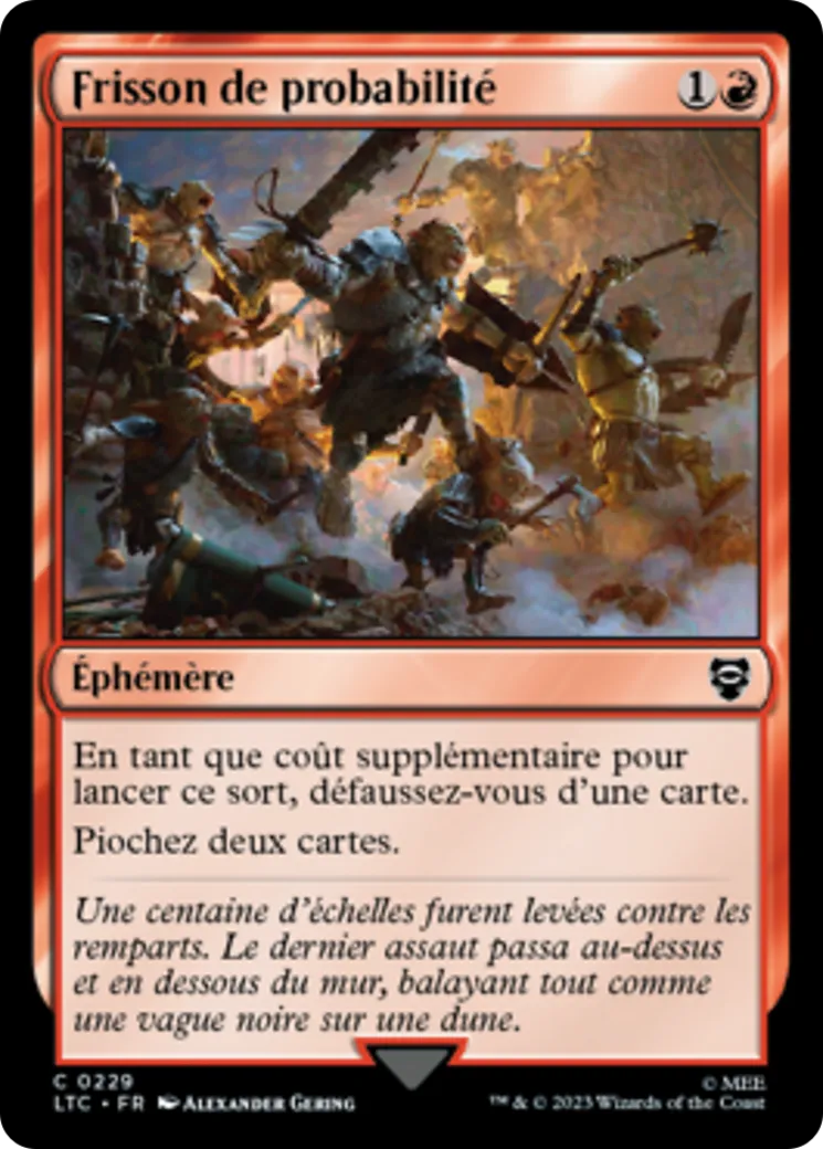 Frisson de probabilité — Tales of Middle-earth Commander — Magic: The Gathering