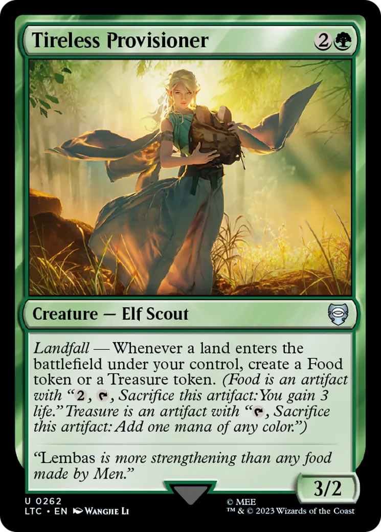 Tireless Provisioner — Tales of Middle-earth Commander — Magic: The Gathering