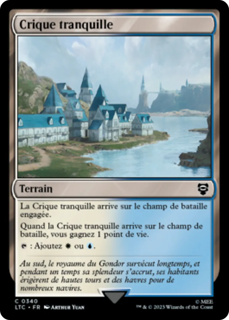 Crique tranquille — Tales of Middle-earth Commander — Magic: The Gathering