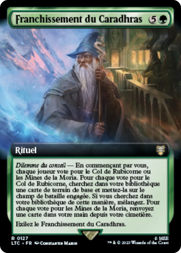 Franchissement du Caradhras — Tales of Middle-earth Commander — Magic: The Gathering