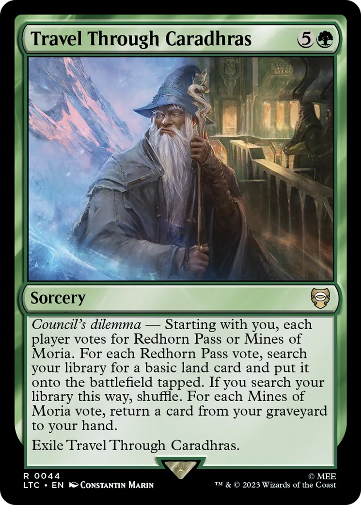 Franchissement du Caradhras — Tales of Middle-earth Commander — Magic: The Gathering