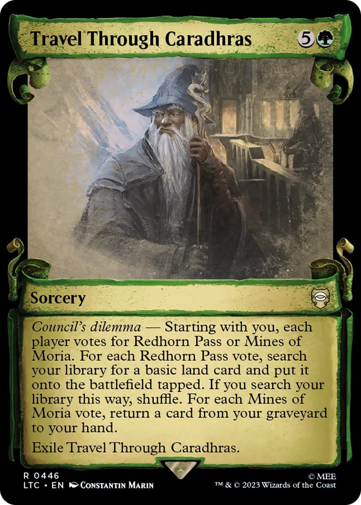 Franchissement du Caradhras — Tales of Middle-earth Commander — Magic: The Gathering