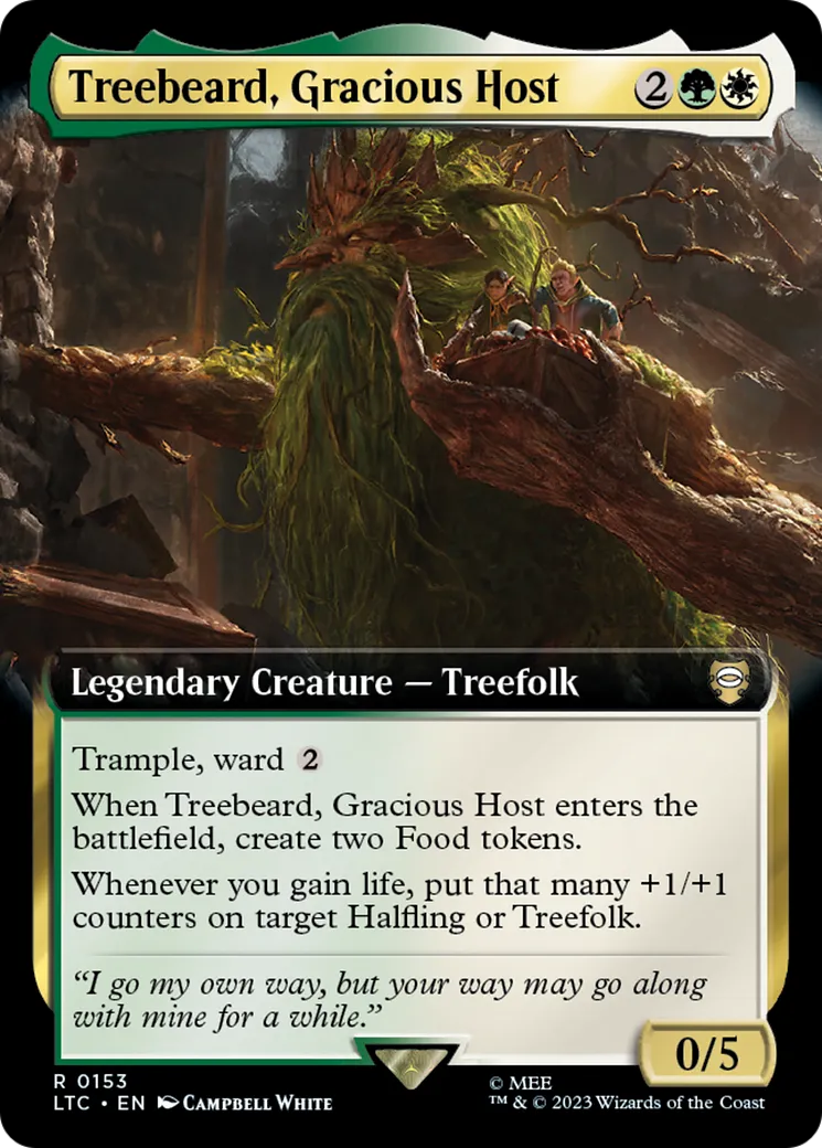 Treebeard, Gracious Host — Tales of Middle-earth Commander — Magic: The Gathering