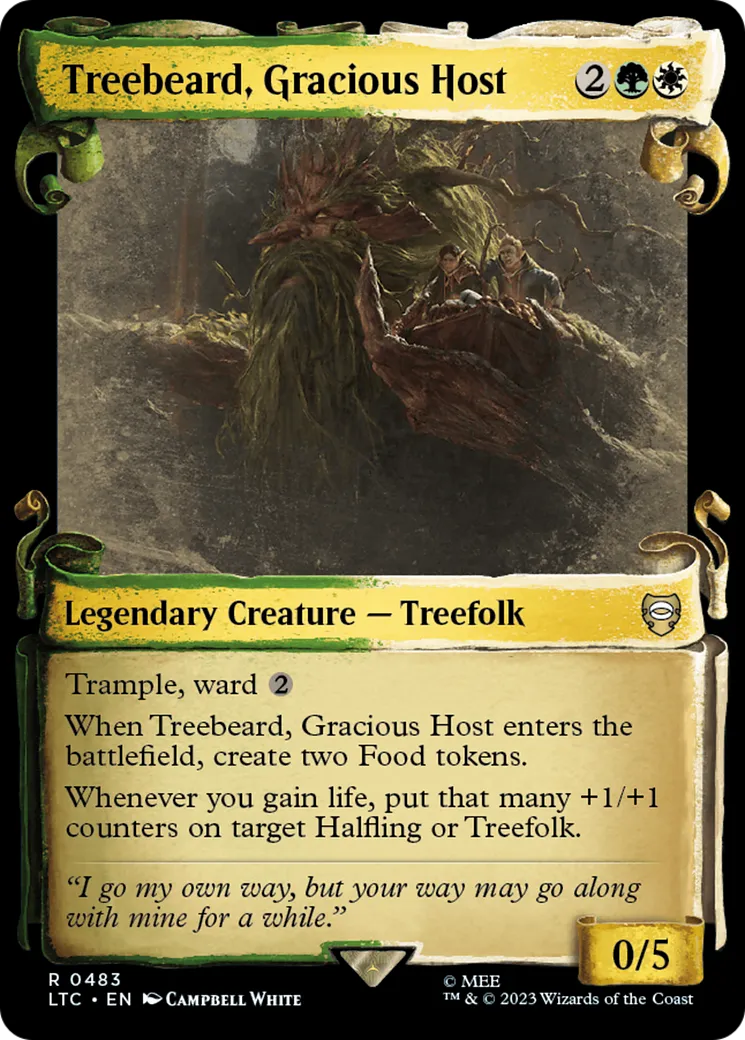 Sylvebarbe, hôte affable — Tales of Middle-earth Commander — Magic: The Gathering