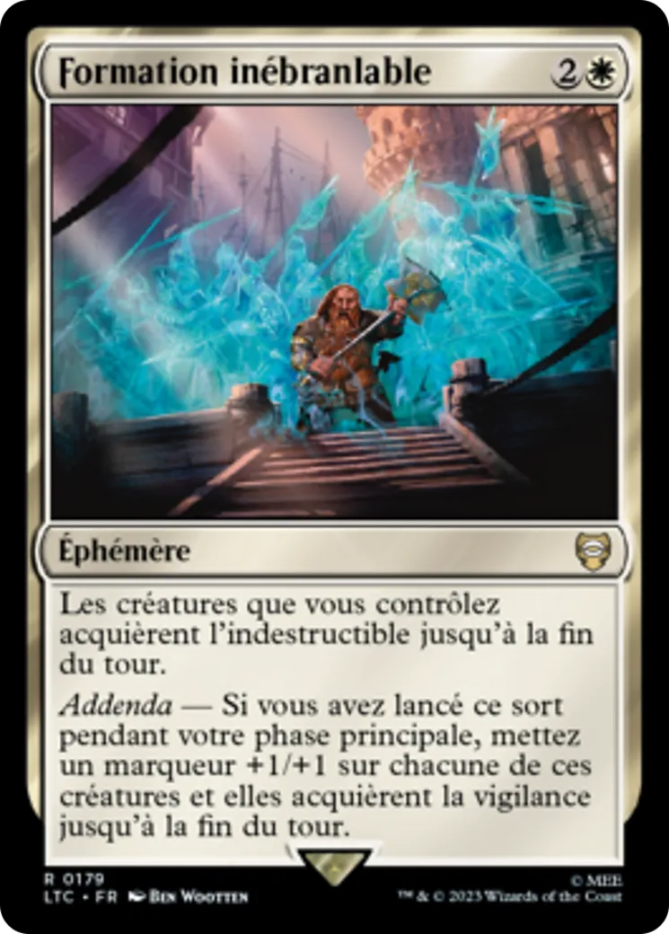 Formation inébranlable — Tales of Middle-earth Commander — Magic: The Gathering