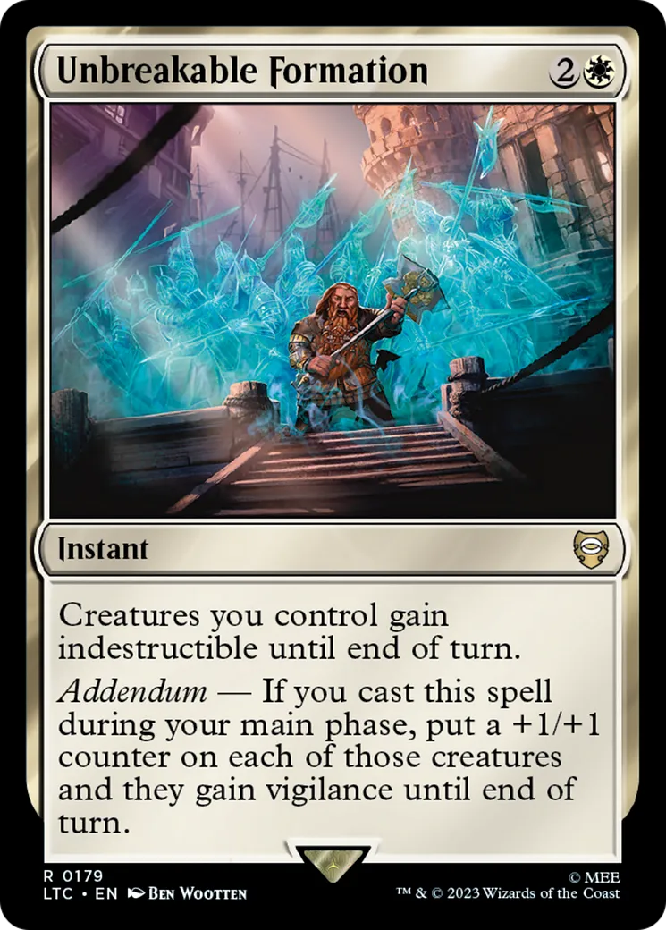 Unbreakable Formation — Tales of Middle-earth Commander — Magic: The Gathering