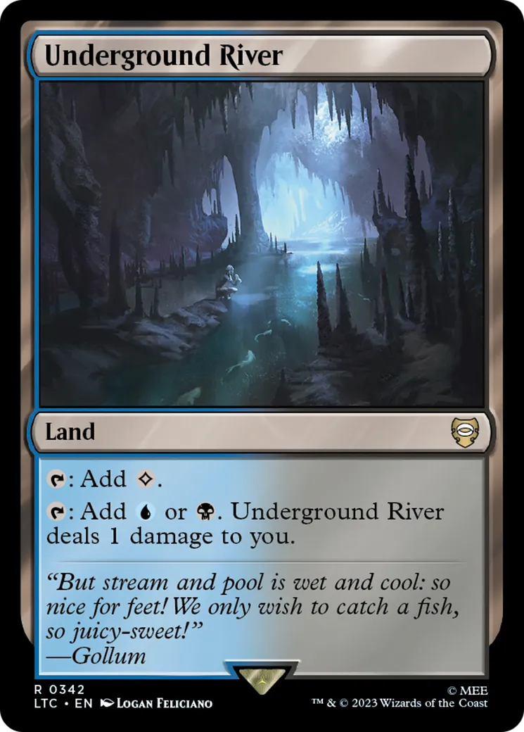 Underground River — Tales of Middle-earth Commander — Magic: The Gathering