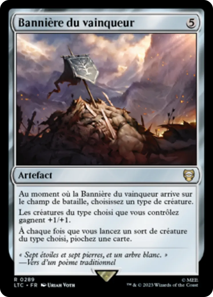 Bannière du vainqueur — Tales of Middle-earth Commander — Magic: The Gathering