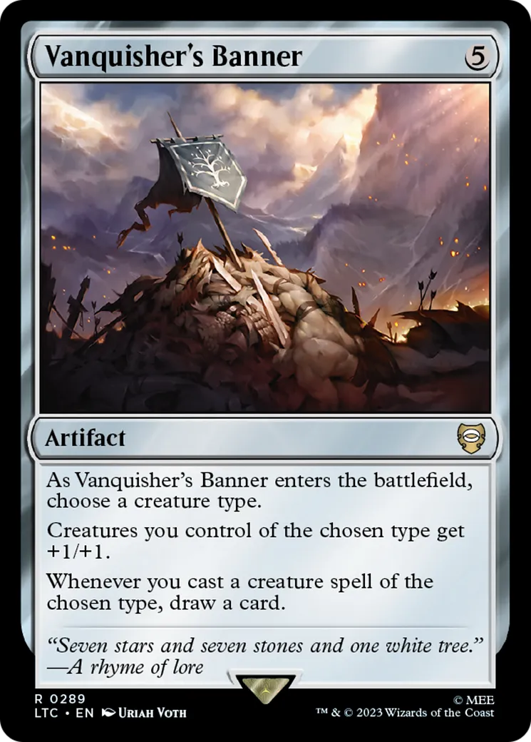 Vanquisher's Banner — Tales of Middle-earth Commander — Magic: The Gathering