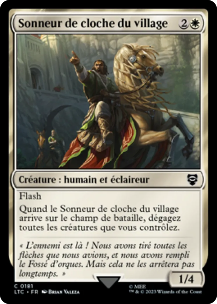Sonneur de cloche du village — Tales of Middle-earth Commander — Magic: The Gathering