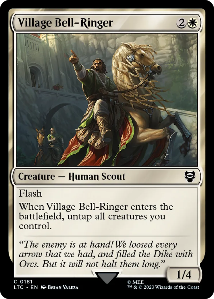 Village Bell-Ringer — Tales of Middle-earth Commander — Magic: The Gathering