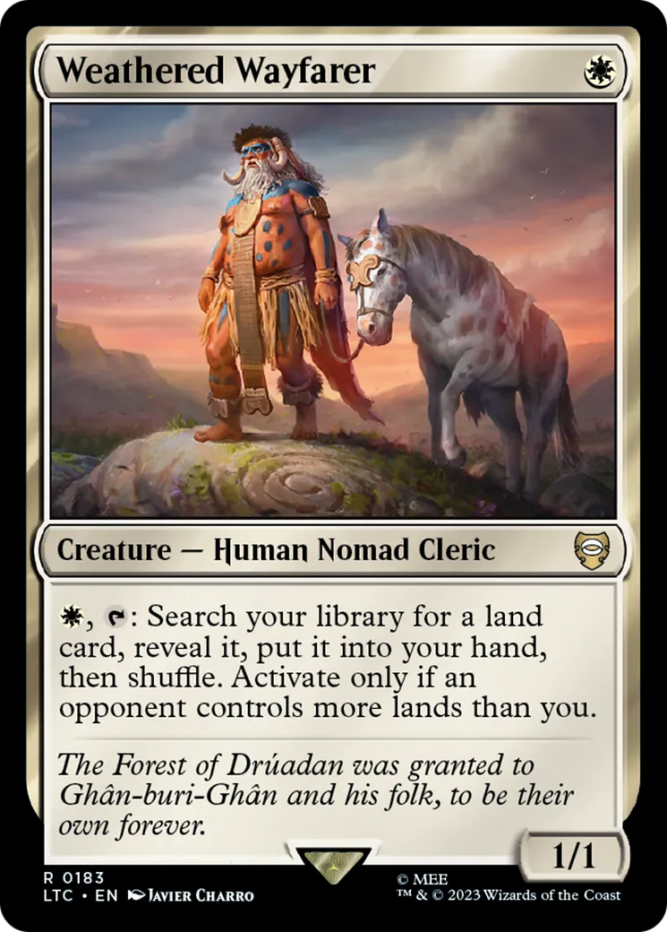 Weathered Wayfarer — Tales of Middle-earth Commander — Magic: The Gathering