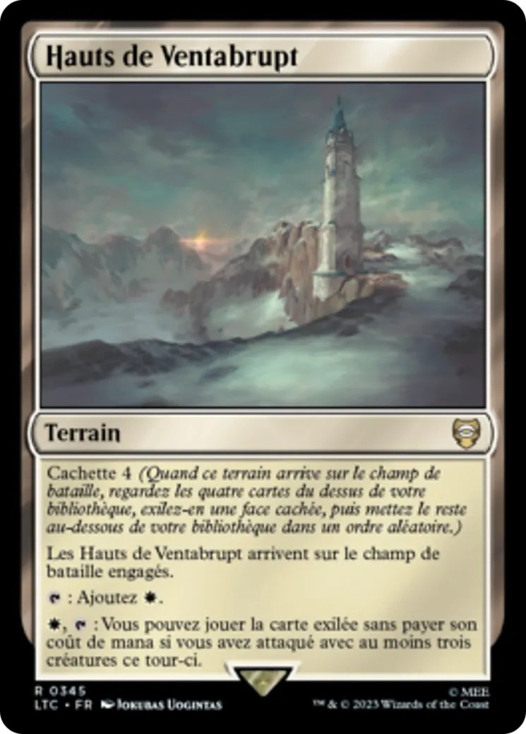 Hauts de Ventabrupt — Tales of Middle-earth Commander — Magic: The Gathering