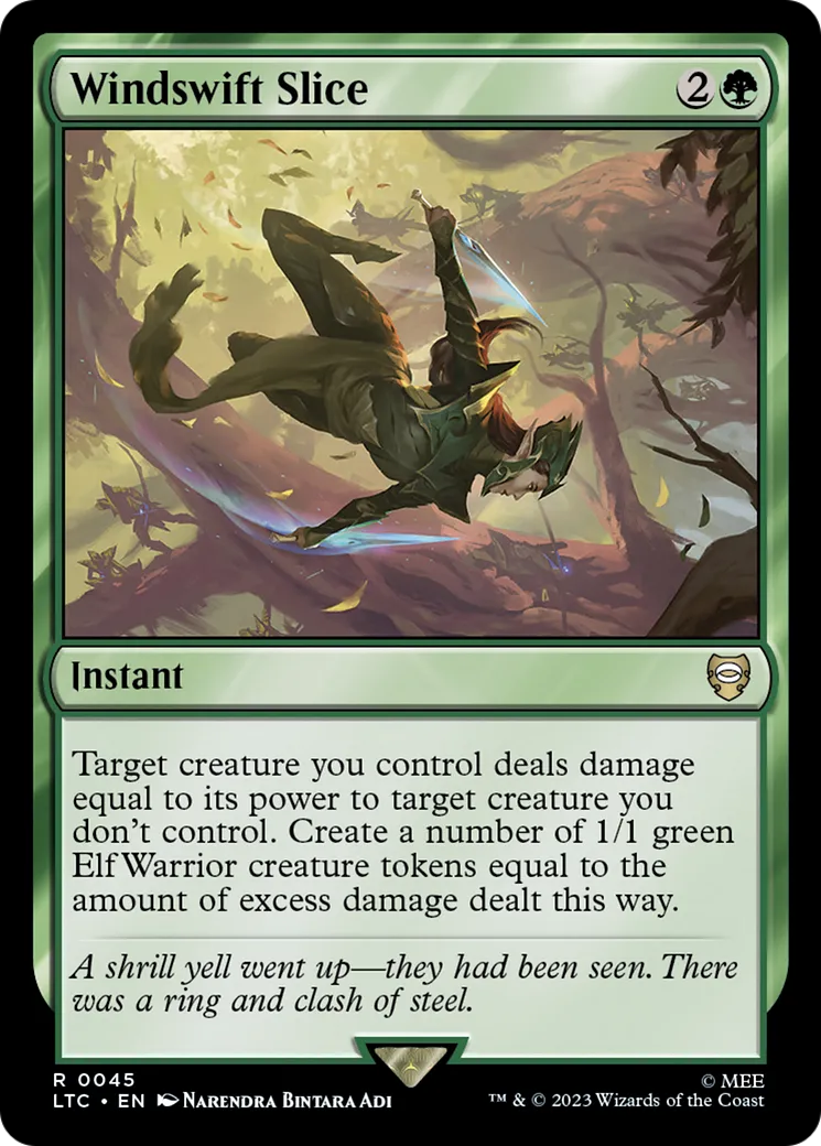 Windswift Slice — Tales of Middle-earth Commander — Magic: The Gathering