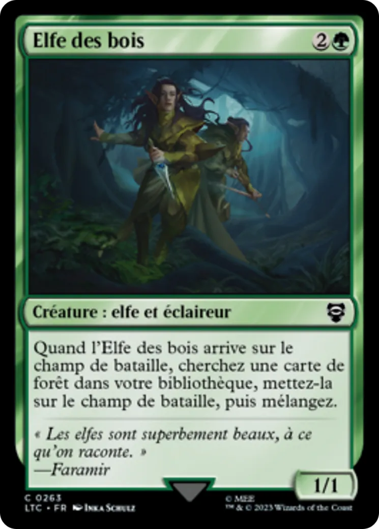 Elfe des bois — Tales of Middle-earth Commander — Magic: The Gathering