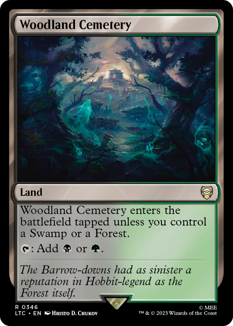 Woodland Cemetery — Tales of Middle-earth Commander — Magic: The Gathering