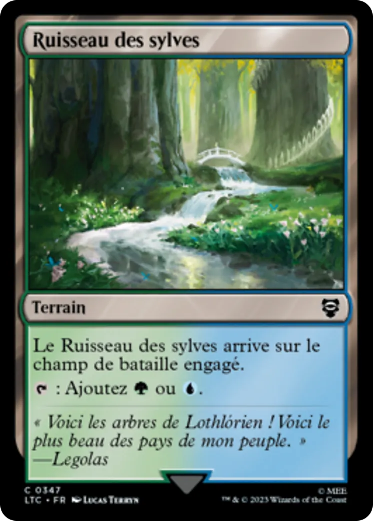 Ruisseau des sylves — Tales of Middle-earth Commander — Magic: The Gathering