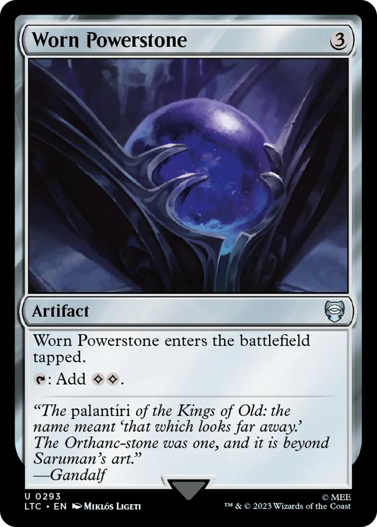 Worn Powerstone — Tales of Middle-earth Commander — Magic: The Gathering